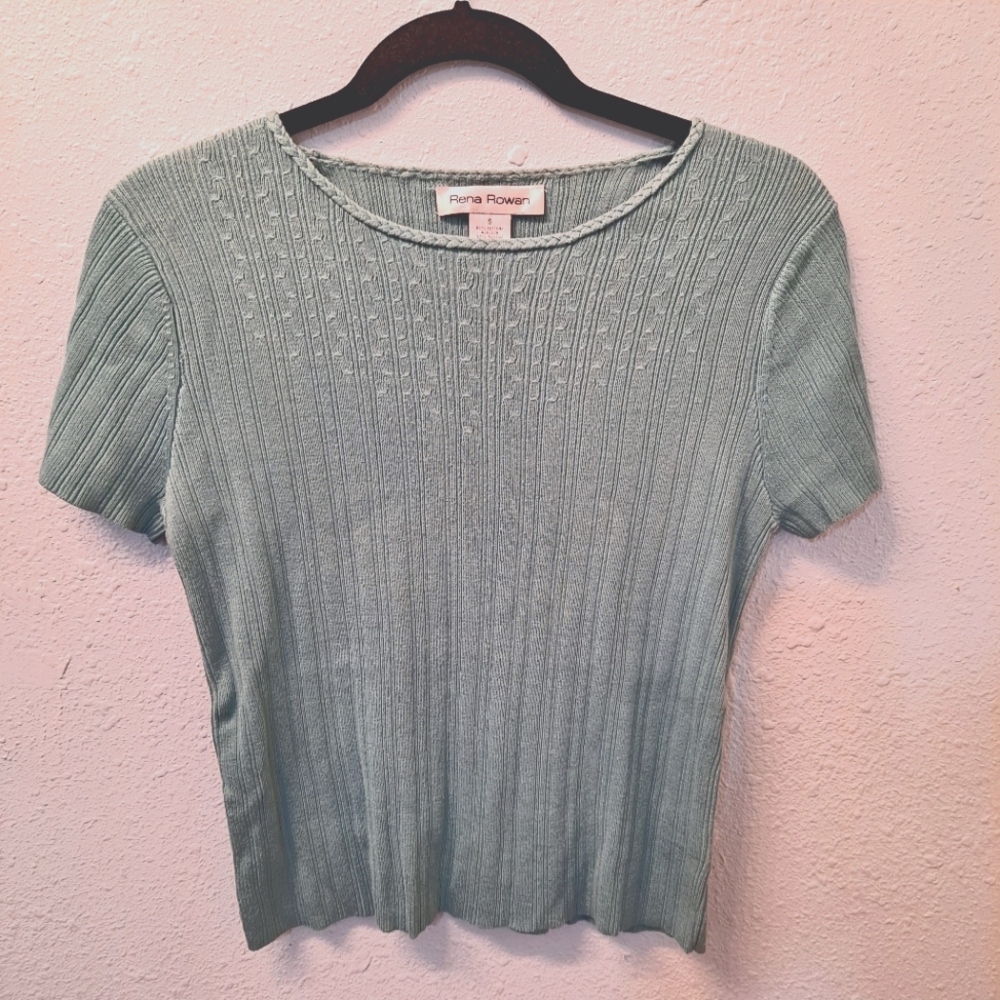 Rena Rowan Teal shirt